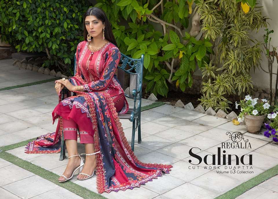 Salina Cut Work Dupatta Vol 3 